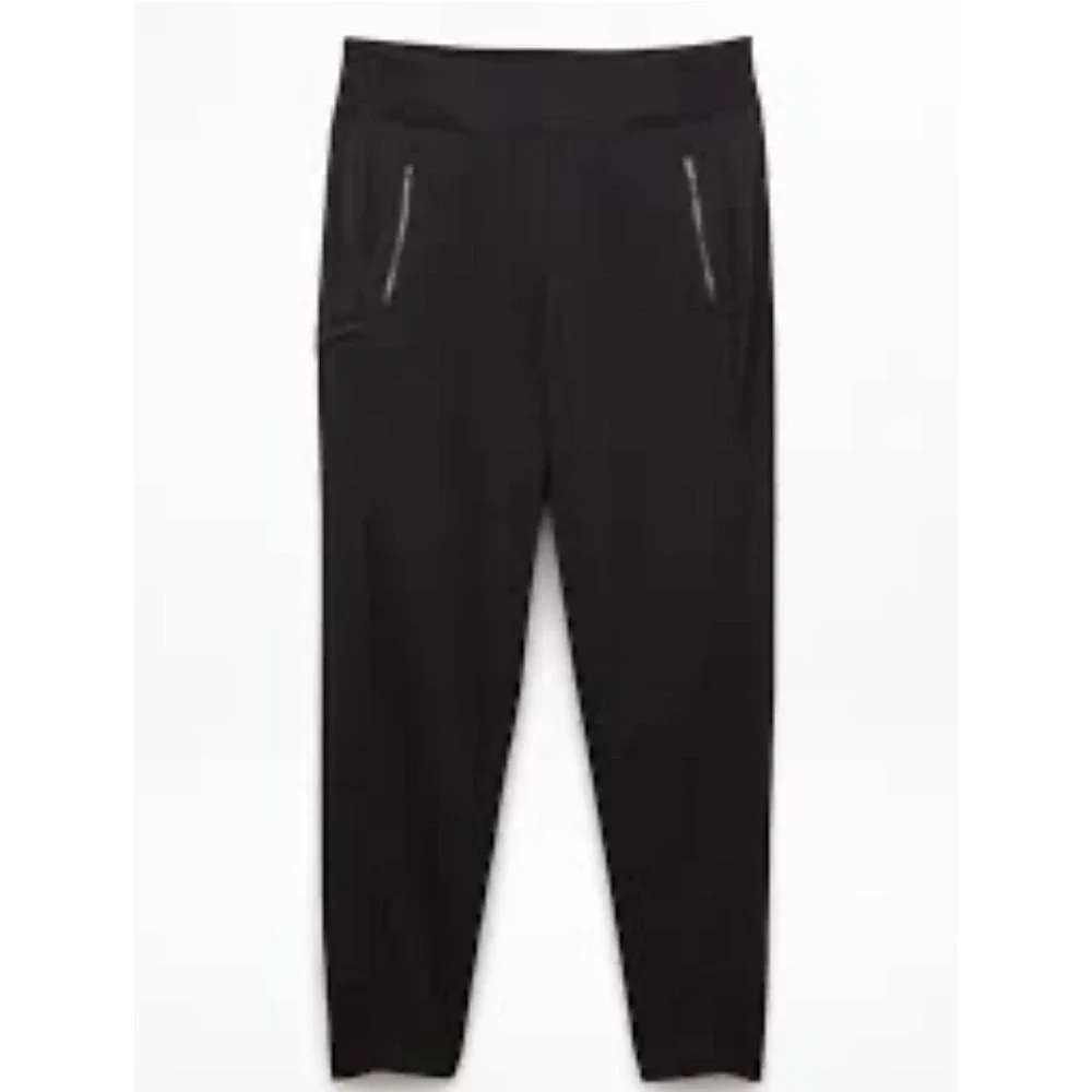 Athleta Trekkie North Crop 23 Jogger Black Hiking Pants 12T Camping - Picture 4 of 12